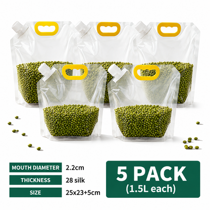 🌾 Airtight Grain Storage Bags with Handle