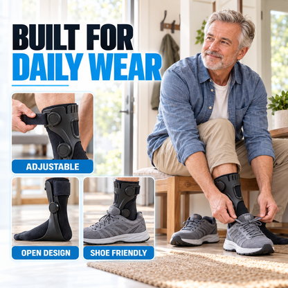 🦶 Toe Lift Foot Support Brace – Ankle Stabilizer for Drop Foot, Walking Assist & Daily Mobility ✨