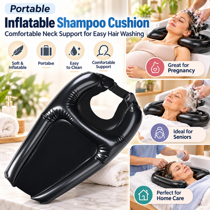 Household Shampoo Tray, Inflatable Wash Basin Portable Capiluve