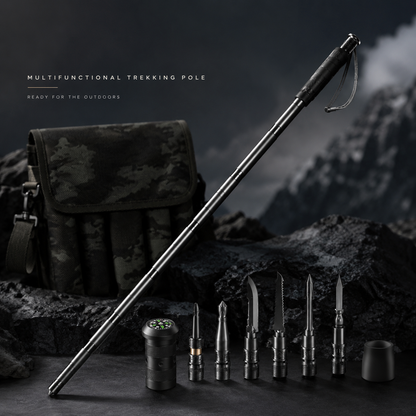 15-in-1 Hiking Stick – More Than Just a Walking Stick