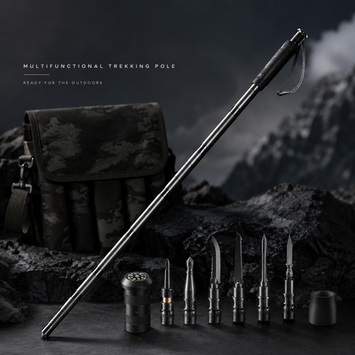 15-in-1 Hiking Stick – More Than Just a Walking Stick