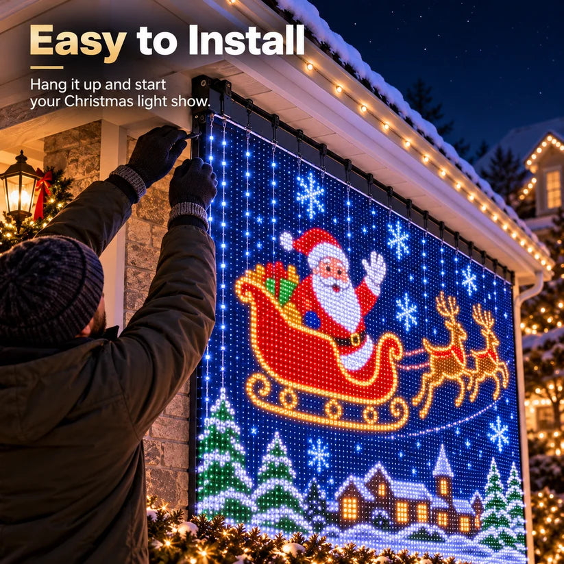 AI DIY LED Pixel String Lights – App-Controlled Custom Light Display