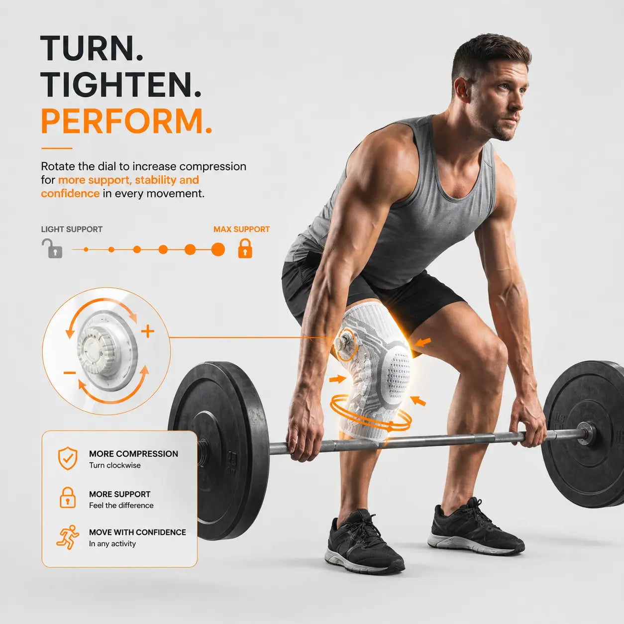 FlexKnee™ Pro Compression Knee Brace