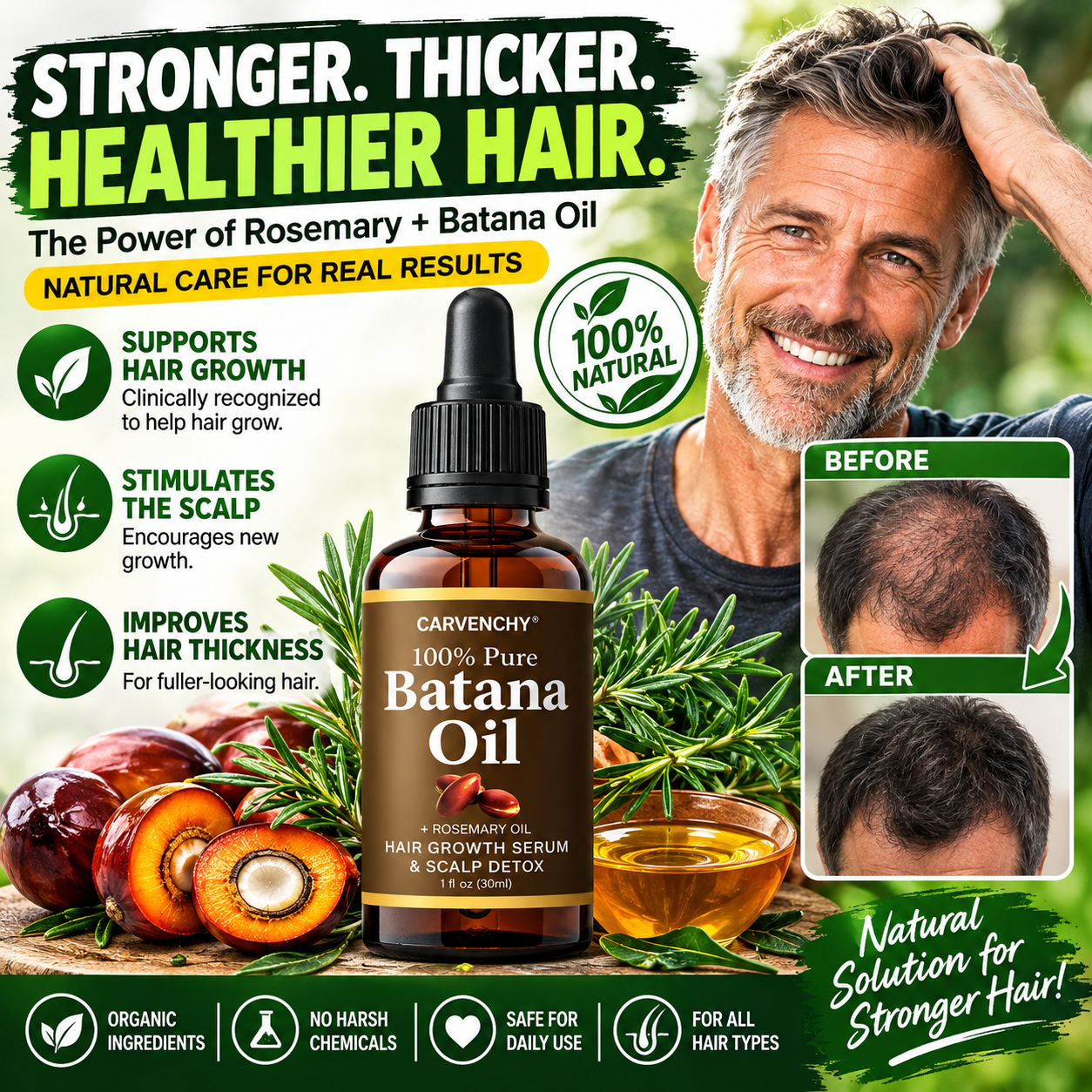 Organic Batana Oil with Rosemary
