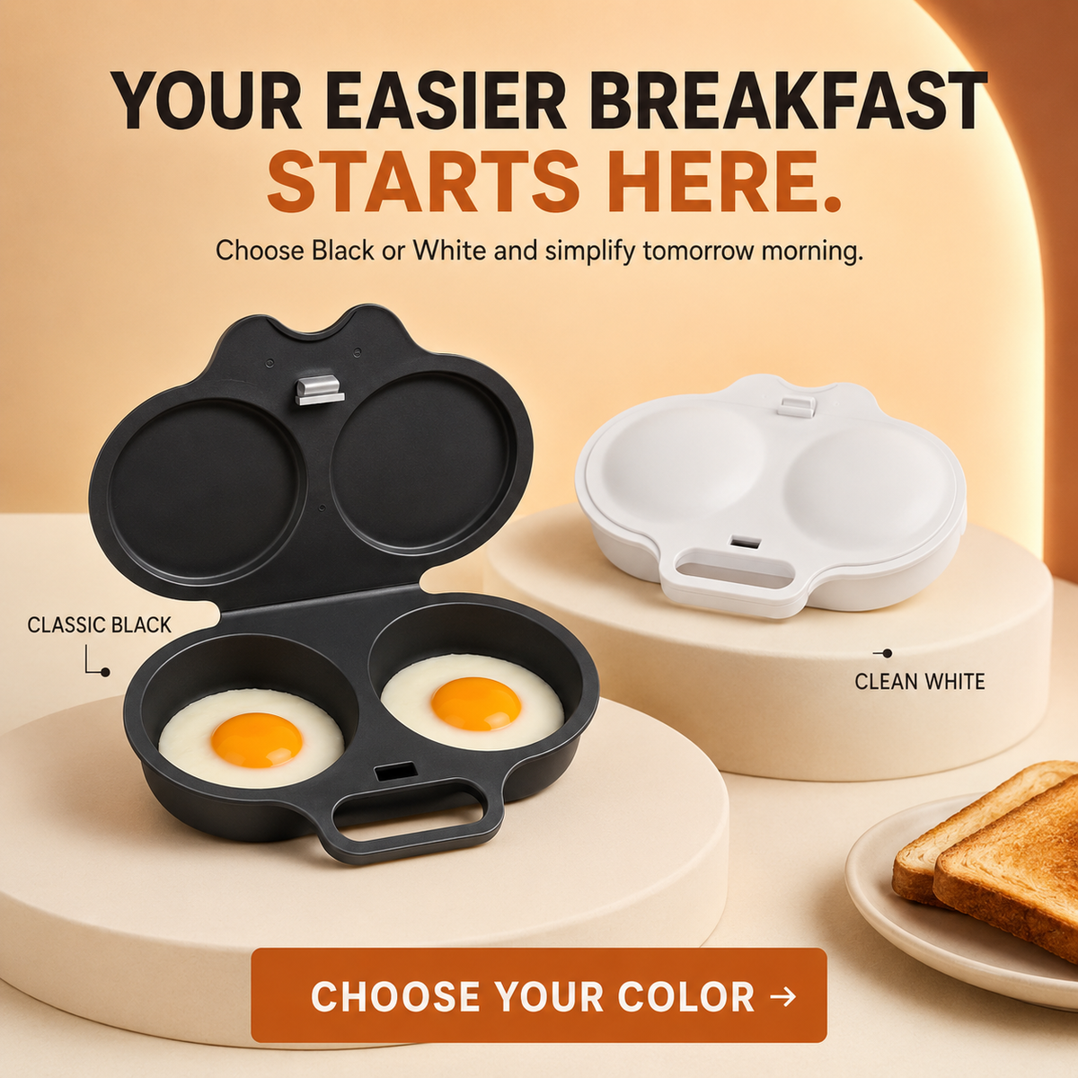 Classic Black Egg Poacher