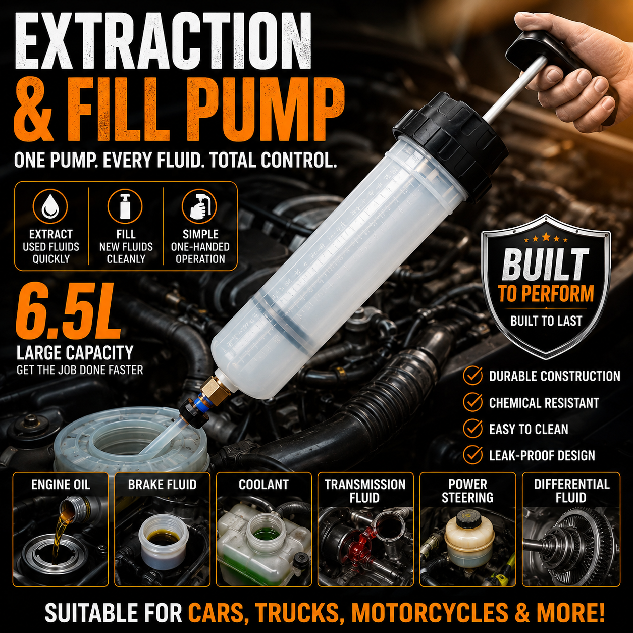 🛠️Fluid Extractor & Filler Syringe Pump
