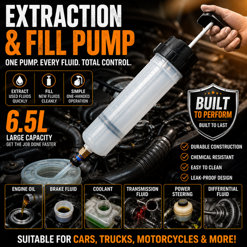 🛠️Fluid Extractor & Filler Syringe Pump