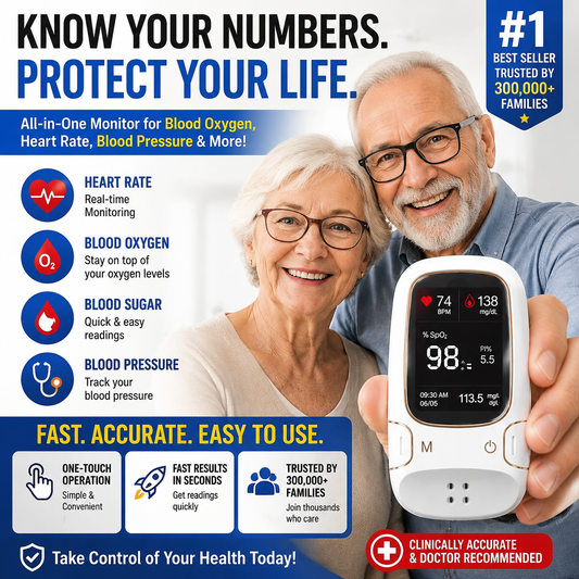 Non-Invasive Blood Glucose Monitor with Multi-Function Health Tracking
