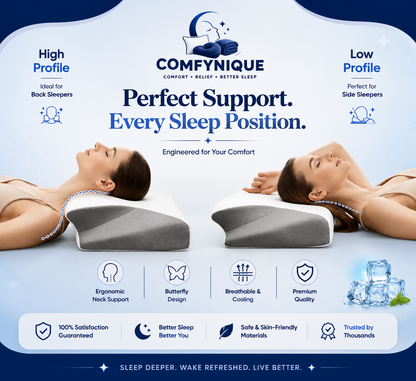 Comfynique Butterfly Orthopedic Pillow