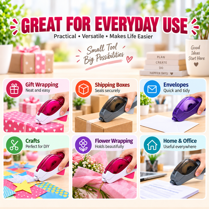🔥 Hot Sale 49% OFF - One-Hand Auto-Cut Tape Dispenser