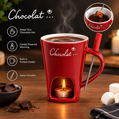 Ceramic Chocolate Fondue Mug