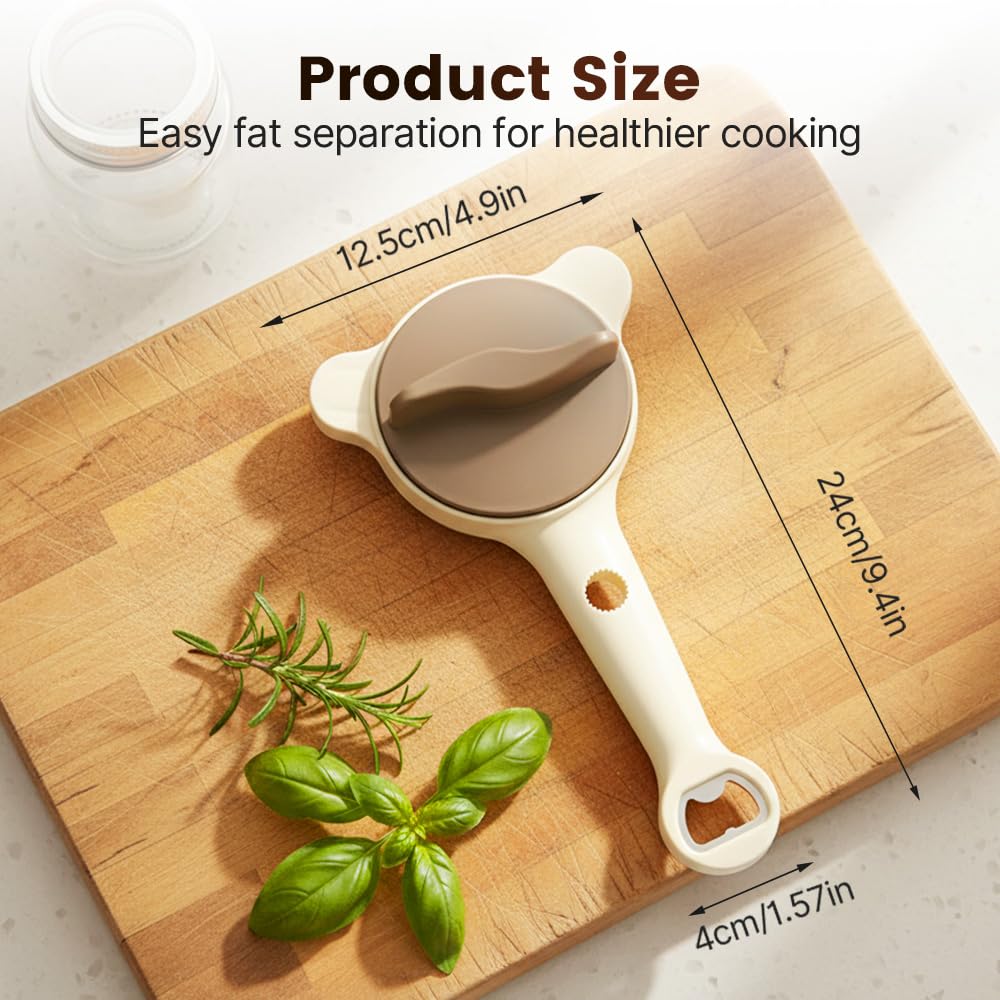 4-in-1 Adjustable Stainless Steel Jar Opener for Seniors & Arthritis