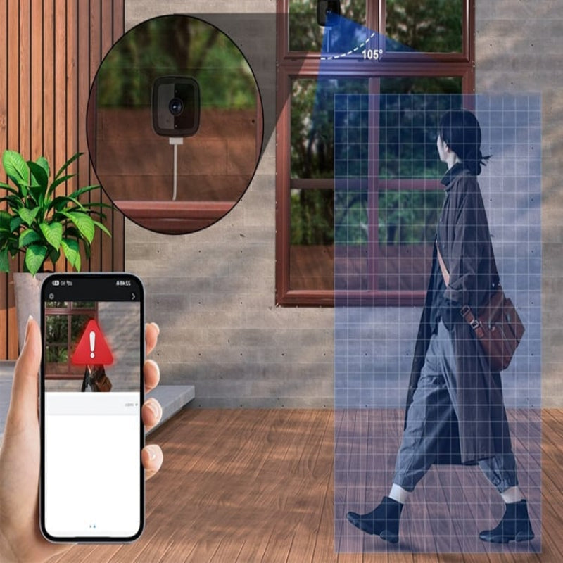4K Dual-Function Security Camera | Home Monitor + Ultrasonic Repeller for Rats, Snakes & Stray Animals