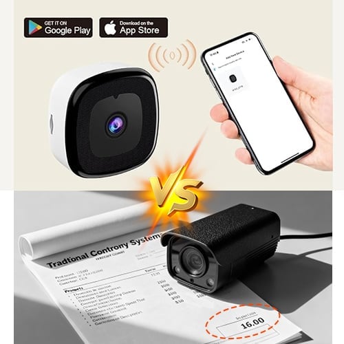 4K Dual-Function Security Camera | Home Monitor + Ultrasonic Repeller for Rats, Snakes & Stray Animals