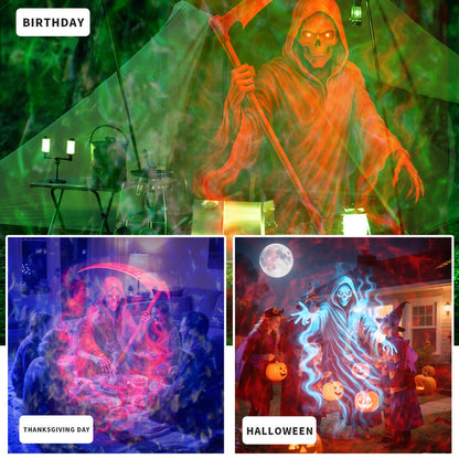 👻Halloween Skull Dynamic Light-Bring Your Halloween Decor to Life