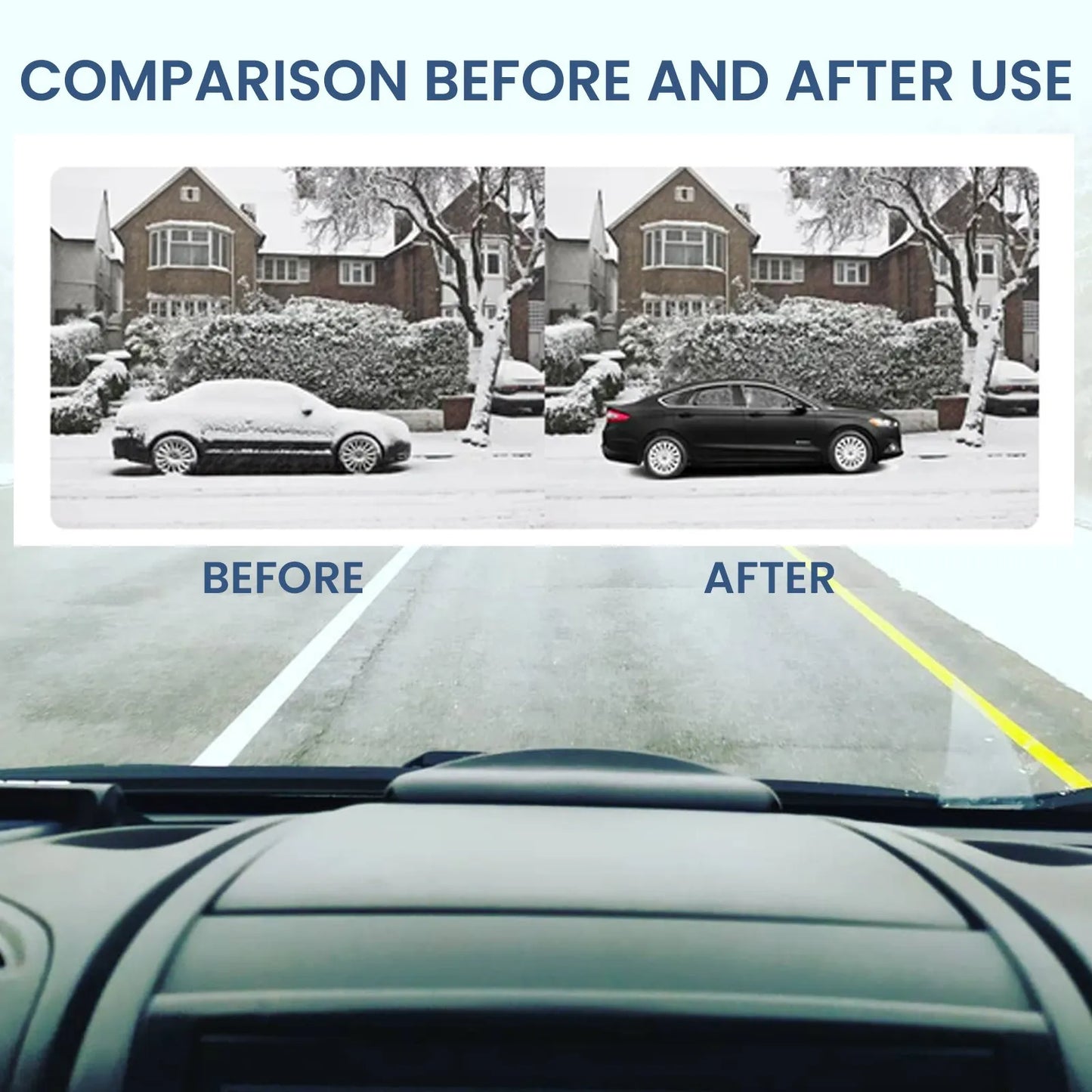 Winter car before and after comparison