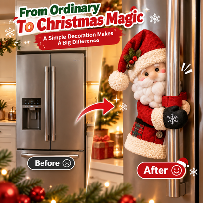 Christmas Santa & Snowman Handle Huggers