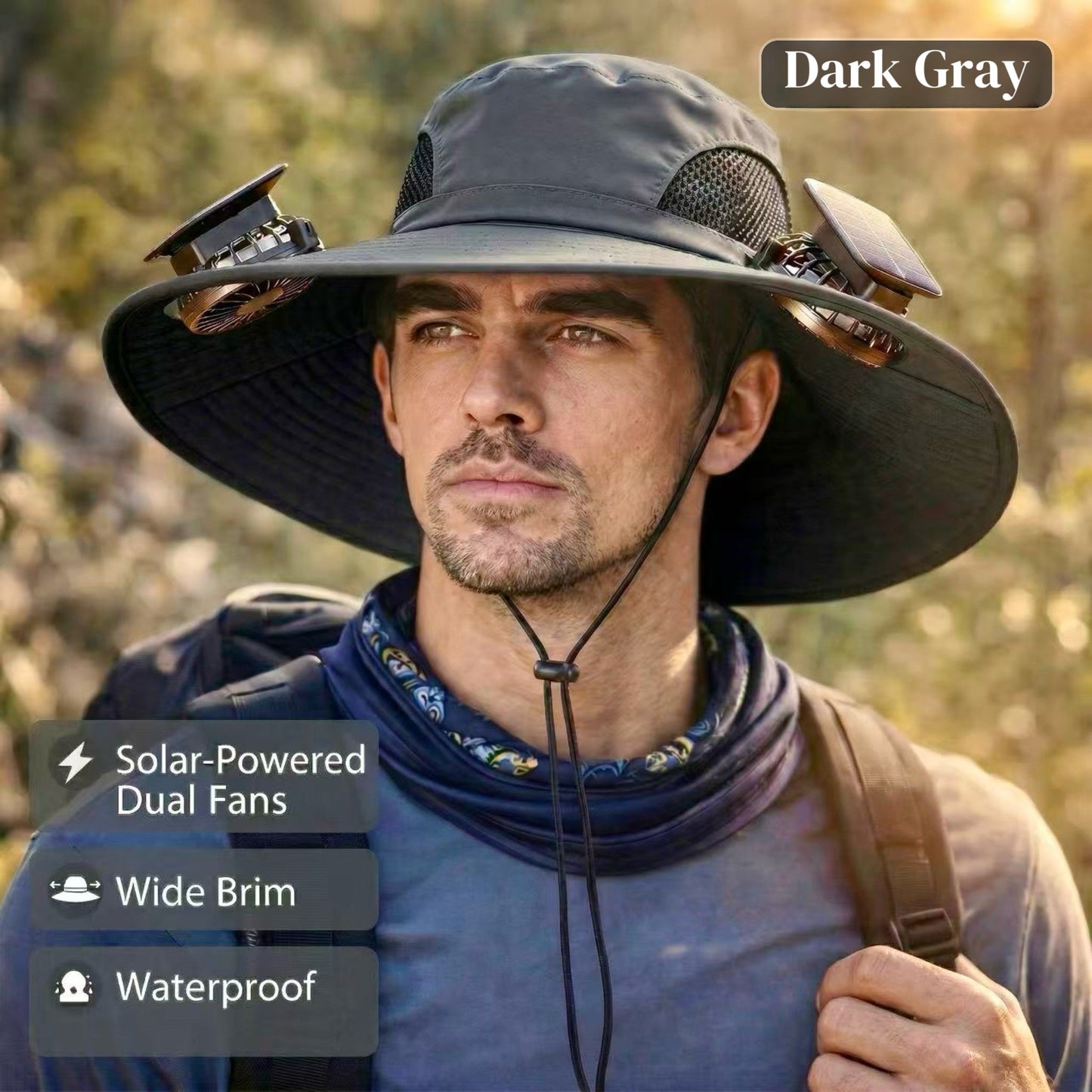 FanHat™ Solar-Powered Cooling Hat