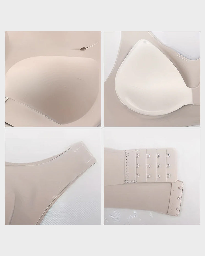 Front Closure Support Bra – Wireless Comfort & Cross-Back Support