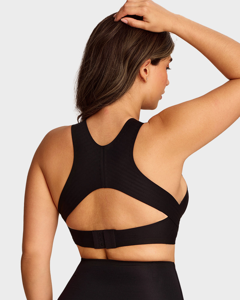 Front Closure Support Bra – Wireless Comfort & Cross-Back Support