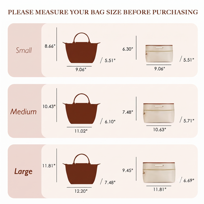 👜 Soft Satin Tote Organizer – Protect & Organize Your Favorite Handbag✨