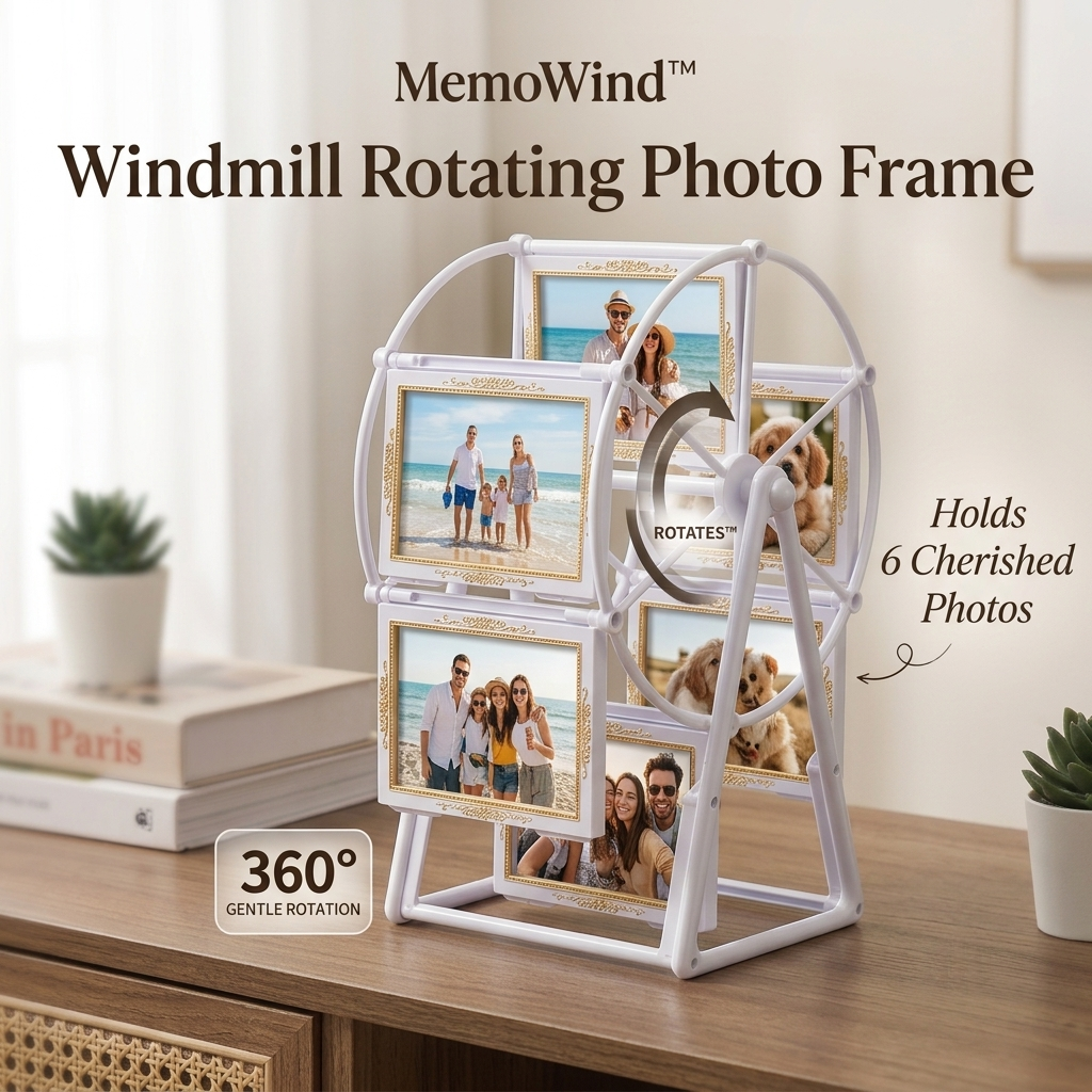 MemoWind™ Windmill Rotating Photo Frame
