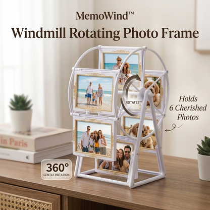 MemoWind™ Windmill Rotating Photo Frame