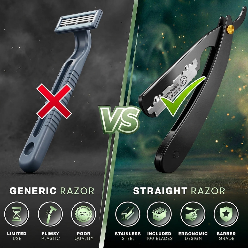 Valorsnett Professional Straight Razor Kit