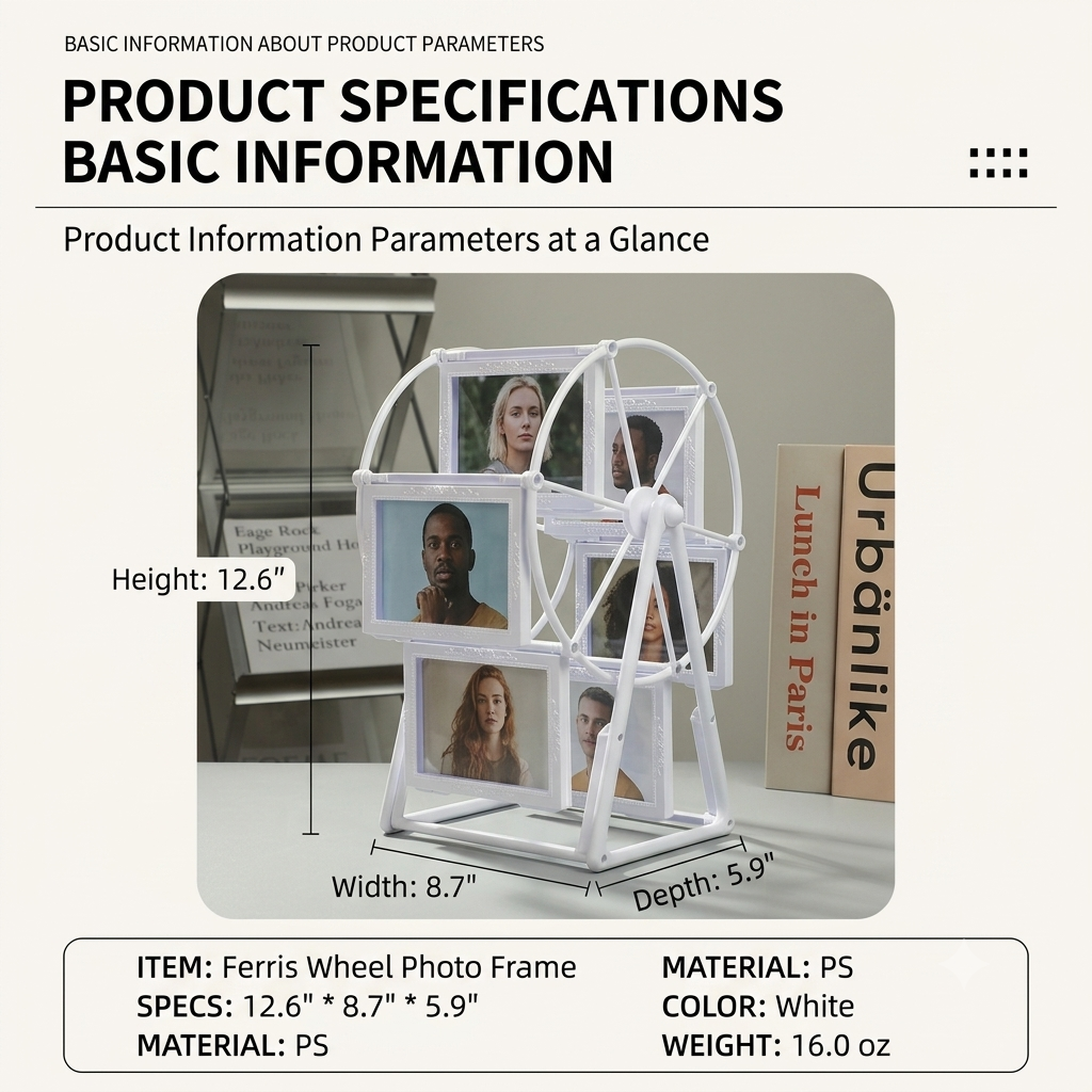 MemoWind™ Windmill Rotating Photo Frame