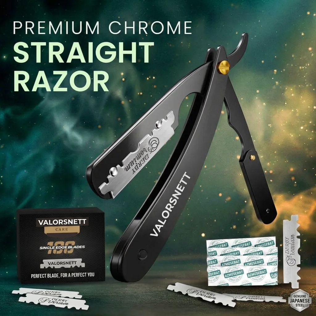 Valorsnett Professional Straight Razor Kit