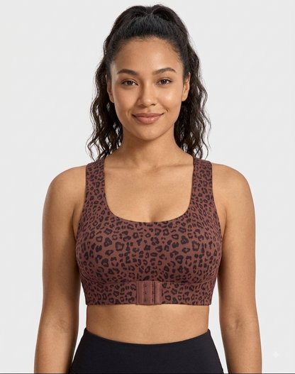 Front Closure Support Bra – Wireless Comfort & Cross-Back Support