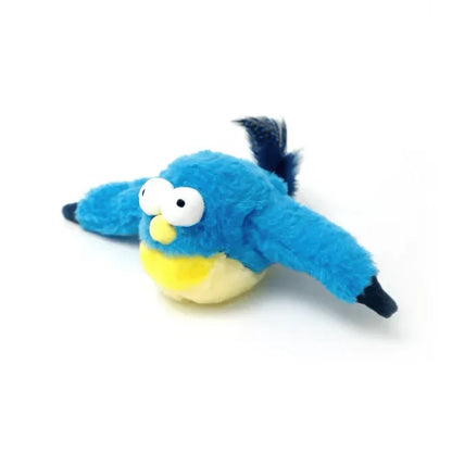 Interactive Flying Bird Cat Toy – Chirping Flapping Sparrow