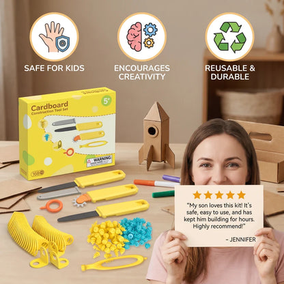 📦 Kids Cardboard Construction Tool Kit