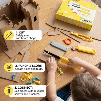 📦 Kids Cardboard Construction Tool Kit