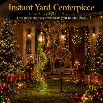 ✨ Light-Up Christmas Reindeer Yard Stake 🦌