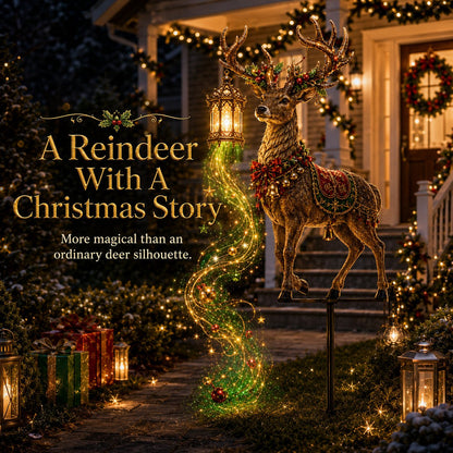 ✨ Light-Up Christmas Reindeer Yard Stake 🦌