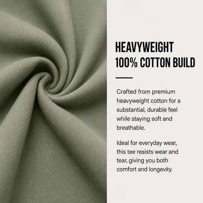 Men's Multi-Pack Heavyweight 100% Cotton Drop Shoulder Fashion Tees in Various Sizes and Colors
