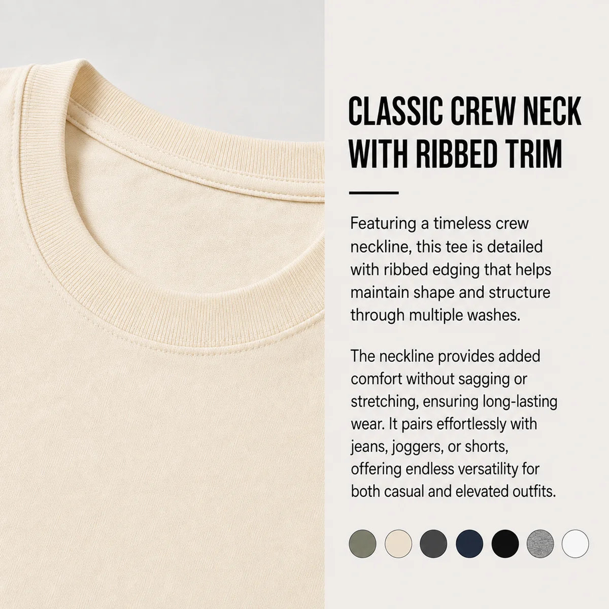 Men's Multi-Pack Heavyweight 100% Cotton Drop Shoulder Fashion Tees in Various Sizes and Colors
