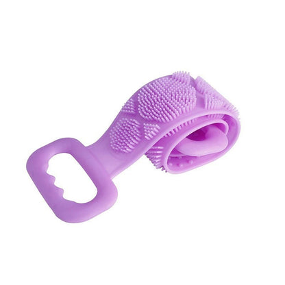 Silicone Bath Brush – Double-Sided Exfoliating Back Scrubber