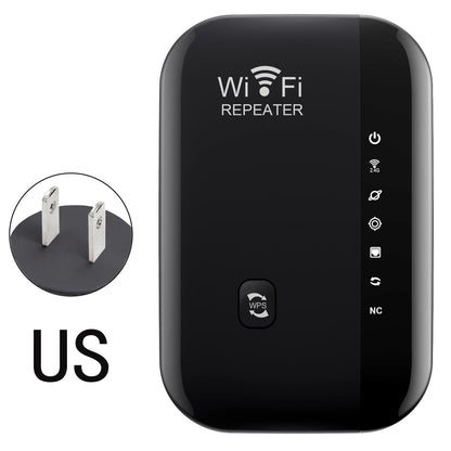 📶 WiFi Range Extender – Plug-In Repeater with Ethernet Port & Free Cable