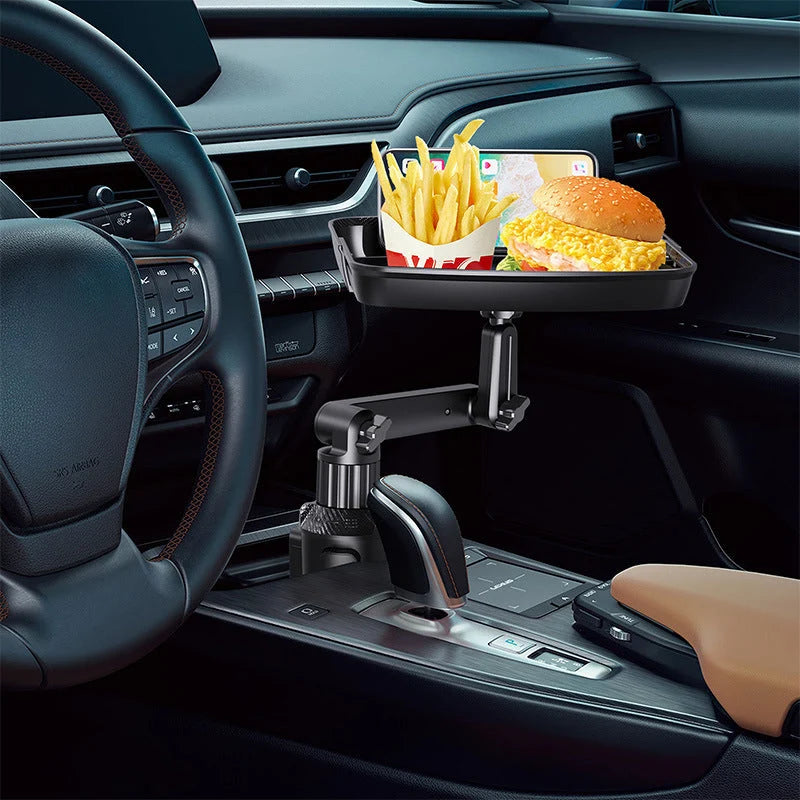 Universal 360° Swivel Car Cup Holder Tray