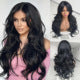 Clip in Hair Extensions Synthetic Hair Extensions Long Layered Wavy Hairpieces Soft Clip Ins Full Head Hairpieces for Women