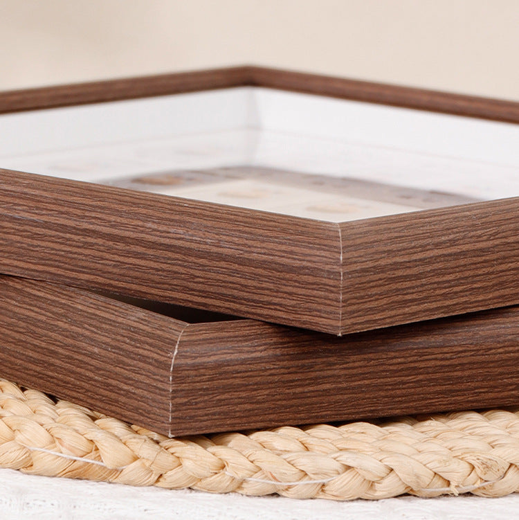 Handmade Wood School Photo Frame, School Years Picture Collage Frame