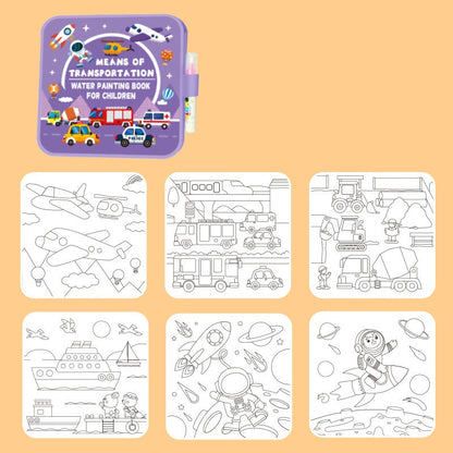 Reusable Water Painting Books for Kids