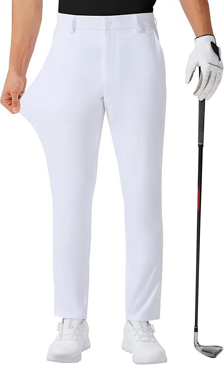 Men's Golf Pants Quick Dry Stretch Work Dress