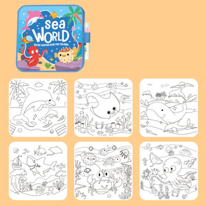 Reusable Water Painting Books for Kids