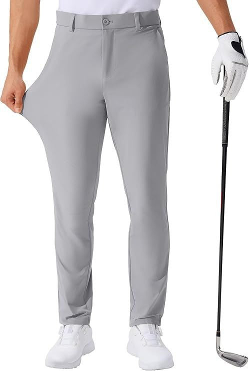 Men's Golf Pants Quick Dry Stretch Work Dress