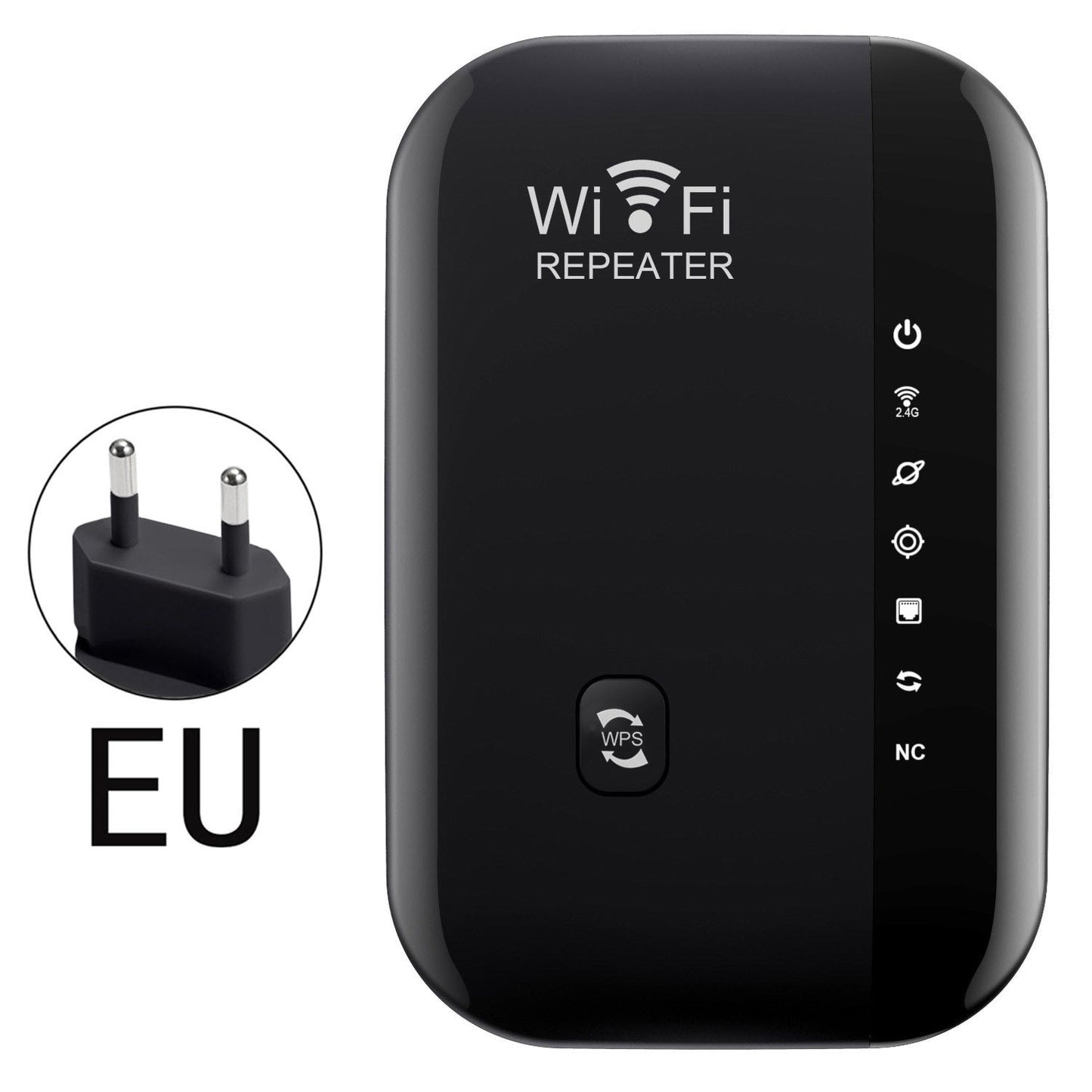 📶 WiFi Range Extender – Plug-In Repeater with Ethernet Port & Free Cable