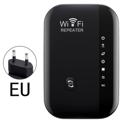 📶 WiFi Range Extender – Plug-In Repeater with Ethernet Port & Free Cable