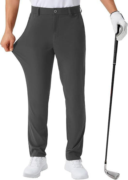 Men's Golf Pants Quick Dry Stretch Work Dress